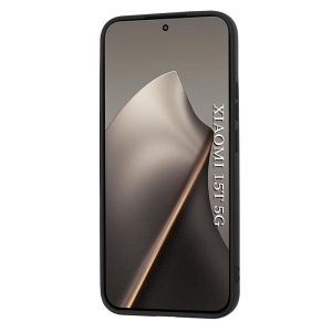 Husa pentru Xiaomi 15T, SKYDDAR INNOVATION, din Silicon Catifelat, SoftElegance, set cu sticker, Negru - Img 2
