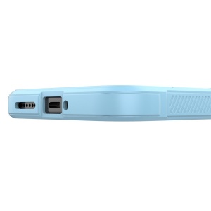 Husa pentru Xiaomi 17T Pro din Silicon Mat, Antisoc, set cu sticker, Magic Shield, Bleu - Img 5