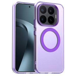 Husa pentru Xiaomi 17T Pro, MagSafe, Antisoc, Margini ridicate, Mat, set cu sticker, CandyCase, Mov