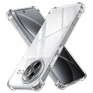Husa pentru Xiaomi Poco F7 Ultra, SKYDDAR INNOVATION, Shockproof Clear Silicone, Slim Silicon, Transparenta, set cu sticker - Img 1