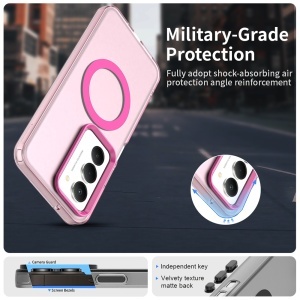 Husa pentru Xiaomi Redmi 15 5G / Redmi 15 4G, MagSafe, Antisoc, set cu sticker, CandyCase, Roz - Img 3