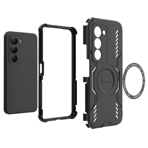 Husa pentru Xiaomi Redmi 15 5G / Redmi 15 4G, SKYDDAR INOVATION, ArmorMag, Magsafe, set cu sticker, Bleumarin - Img 4
