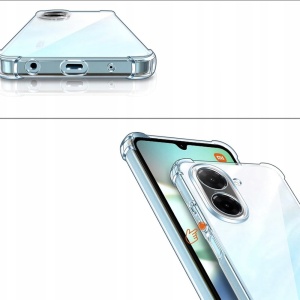 Husa pentru Xiaomi Redmi A5 4G, SKYDDAR INNOVATION, Shockproof Clear Silicone, Slim Silicon, Transparenta, set cu sticker - Img 3