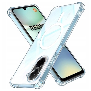Husa pentru Xiaomi Redmi A5 4G (Standard), SKYDDAR INNOVATION, Shockproof MagSafe, Transparenta, set cu sticker - Img 1