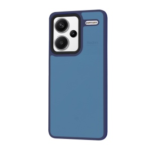 Husa pentru Xiaomi Redmi Note 13 Pro+ 5G, ce Absoarbe Cele mai Aspre Socuri, Skyddar Frosted - Bleumarin - Img 2