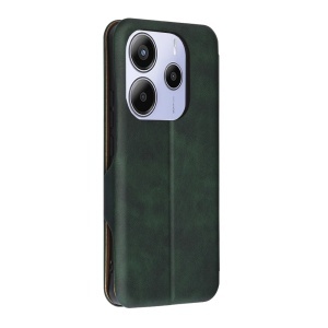 Husa pentru Xiaomi Redmi Note 14 5G, SKYDDAR INNOVATION, Safe Wallet tip carte din Piele Ecologica, Suport Carduri, Inchidere Magnetica, Verde, set cu sticker  - Img 8