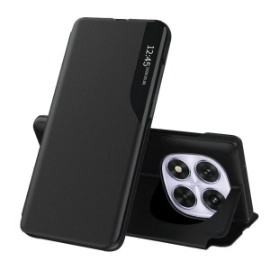 Husa pentru Xiaomi Redmi Note 14 Pro 5G / Poco X7, tip carte, set cu sticker, eFold, Negru