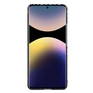 Husa pentru Xiaomi Redmi Note 14 Pro+ 5G, SKYDDAR INNOVATION, Carbonite FiberShell, Gri, set cu sticker - Img 2