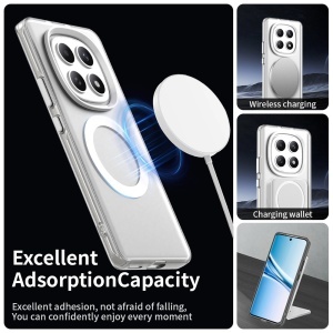 Husa pentru Xiaomi Redmi Note 15 5G, MagSafe, Antisoc, set cu sticker, CandyCase, Alb - Img 3