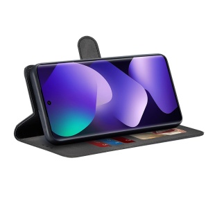 Husa pentru Xiaomi Redmi Note 15 5G, SKYDDAR INNOVATION, Diary Book, tip carte cu Portofel Interior, Antisoc, set cu sticker, Negru - Img 4