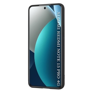 Husa pentru Xiaomi Redmi Note 15 Pro 4G, SKYDDAR INNOVATION, din Silicon Catifelat, SoftElegance, set cu sticker, Negru - Img 3