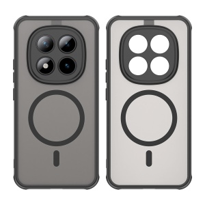 Husa pentru Xiaomi Redmi Note 15 Pro+ 5G / Poco M8 Pro 5G, SKYDDAR INNOVATION, HaloFrost MagSafe II, Antisoc, set cu sticker, Negru - Img 2