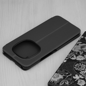 Husa pentru Xiaomi Redmi Note 15 Pro+ 5G / Poco M8 Pro 5G, tip carte, set cu sticker, eFold, Negru - Img 5