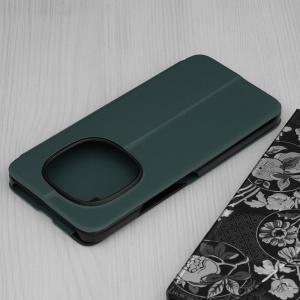 Husa pentru Xiaomi Redmi Note 15 Pro+ 5G / Poco M8 Pro 5G, tip carte, set cu sticker, eFold, Verde - Img 5