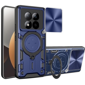 Husa pentru Xiaomi Redmi Note 15 Pro 5G, SKYDDAR INNOVATION, CamGuard Pro, Inel Magnetic, Protectie Camera, set cu sticker, Albastru - Img 2