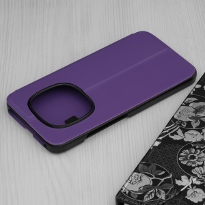 Husa pentru Xiaomi Redmi Note 15 Pro 5G, tip carte, set cu sticker, eFold, Mov - Img 5