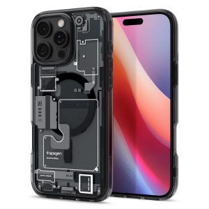 Husa premium iPhone 16 Pro, Spigen Ultra Hybrid Zero One - Transparenta