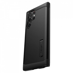Husa Samsung Galaxy S22 Ultra, Tough Armor Spigen - Negru - Img 5