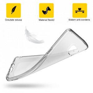 Husa Samsung Galaxy S9 Plus, din silicon TPU slim, Techsuit - Transparent - Img 4