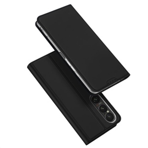Husa Sony Xperia 1 VII tip carte magnetica, Skin Pro Dux Ducis, Negru
