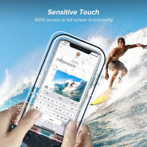 Husa Universala pentru Telefon 6.5", Waterproof Case Techsuit - Negru - Img 4