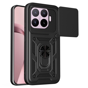 Husa Xiaomi 17T, protectie camere, Inel magnetic, set cu sticker, CamShield, Negru