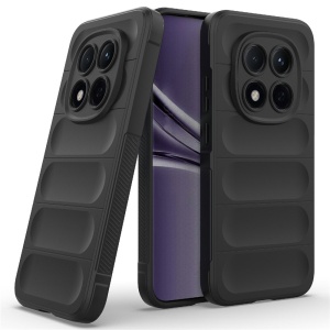 Husa Xiaomi Redmi Note 15 Pro 5G din Silicon Mat, set cu sticker, Magic Shield, Negru - Img 2