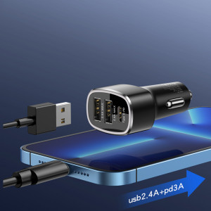 Incarcator Dual USB, Type-C, 49W - Yesido (Y47) - Black - Img 2