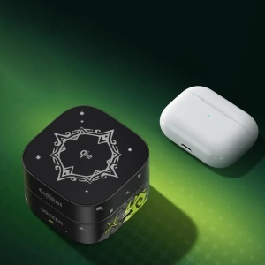 Incarcator Pliabil fara Fir 2in1, 15W, USB-C, MPP, Cablu 1m, Ugreen W702, Negru - Img 4