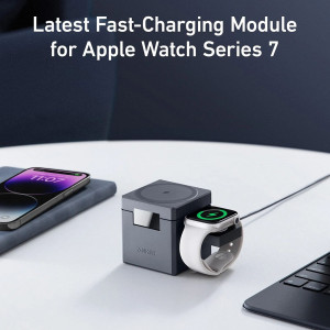 Incarcator Wireless pentru Phone, Apple Watch, AirPods, 15W - Anker (Y1811G11) - Black - Img 4