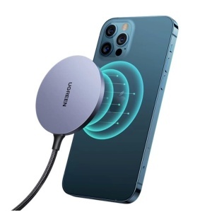 Incarcator Wireless Qi, 15W, Ugreen CD245, Gri - Img 2