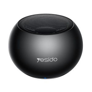 Mini Boxa Portabila, Wireless Bluetooth 5.0, 3W, 300mAh, Aliaj Aluminiu, Yesido, Gri