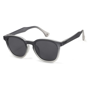Ochelari de Soare Copii, 10-16 Ani, Filtru UV400, Desing Rotund Supradimensionat, set cu sticker, Model 691, Negru