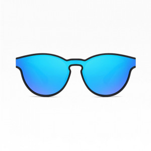 Ochelari de soare Unisex cu protectie UV (TR7545), Techsuit - Negru Mat / Albastru - Img 3