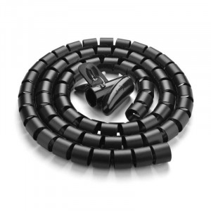 Organizator Cabluri Universal 25mm x 5m, Ugreen Protection Tube DIA LP121, Negru - Img 2