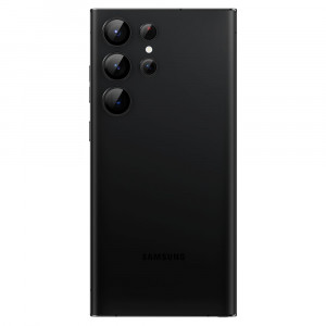 [Pachet 2x] Folie camera Samsung Galaxy S23 Ultra, GLAS.TR Ez-Fit - Negru - Img 2
