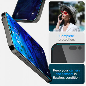 [Pachet 2x] Folie iPhone 14 Pro Max GLAS.TR Ez-Fit 9H - Clear - Img 7
