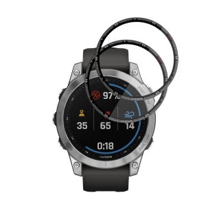 [Pachet 2x] Folie pentru Garmin Fenix 7, protectie zgarieturi, set cu sticker, Nano Flex, Negru