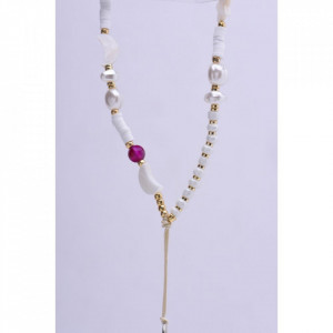 Snur universal telefon, 44cm (22cm prins) pentru mana, Skyddar Shells - Alb / Mov - Img 4