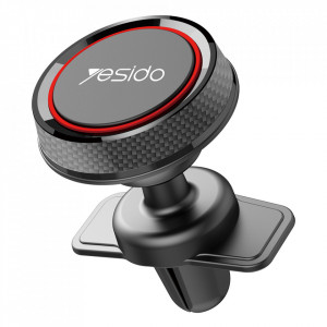 Suport Auto cu Prindere Automata pentru Grila de Ventilatie, Yesido C61 - Negru