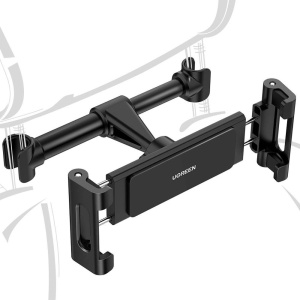 Suport cu Prindere de Tetiera pentru Telefon, Tableta 4.7" - 12.9", Rotire 360┬░, Extensibil, Ugreen LP160, Negru - Img 4
