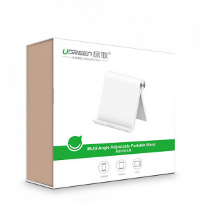 Suport de Birou pentru Telefon / Tableta, Ugreen LP115, Alb - Img 8
