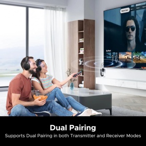 Transmitator Audio, Bluetooth 5.4, Led Display, Plug&Play, Ugreen BT303, Negru - Img 7