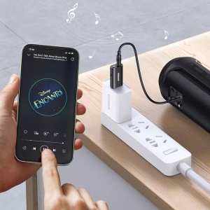 Adaptor Bluetooth Auxiliar USB, Jack, TX/RX Mode, BT5.1 + Cablu Jack, Ugreen CM523, Negru - Img 3