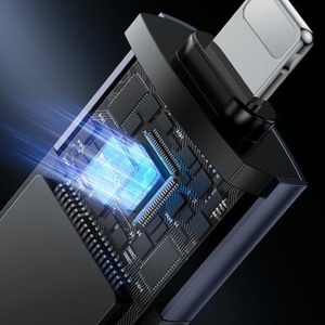Adaptor Lightning la MicroSD, Card Reader TF, 480Mbps, Aliaj Aluminiu, Yesido, Gri - Img 5