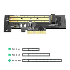 Adaptor M.2 NVME la PCIe 3.0 X4, Windows, Linux, Ugreen CM302, Negru - Img 3