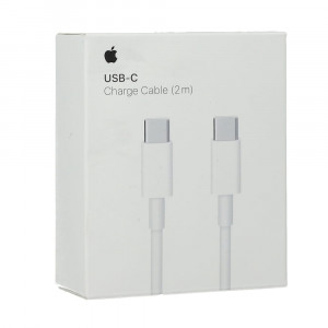 Apple - Original Data Cable A1739 (MLL82ZM/A) - Type-C to Type-C, 2m - White (Blister Packing) - Img 5