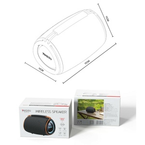 Boxa portabila Bluetooth, 20W, Iluminare RGB, True Wireless, 1200mAh, Yesido, Negru - Img 7
