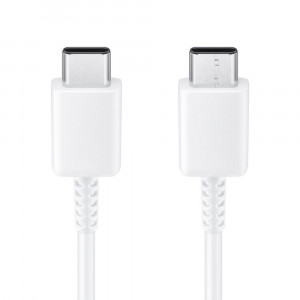 Cablu date Type-C la Type-C, Original Samsung (EP- DA705BWEGWW) - Alb