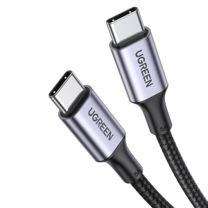 Cablu de Date USB-C la Type-C, PD100W, 5A, 480Mbps, 1m, Ugreen US316, Negru - Img 2